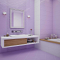 Декор Изола Райе лилава 25х50 – Fiore Ceramica 11.20.201.1471 – миниатюра 1